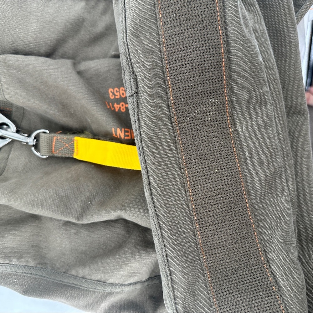 Rothco Vintage Canvas Flight Bag ‎ Olive Cotton Backpack - Picture 5 of 13